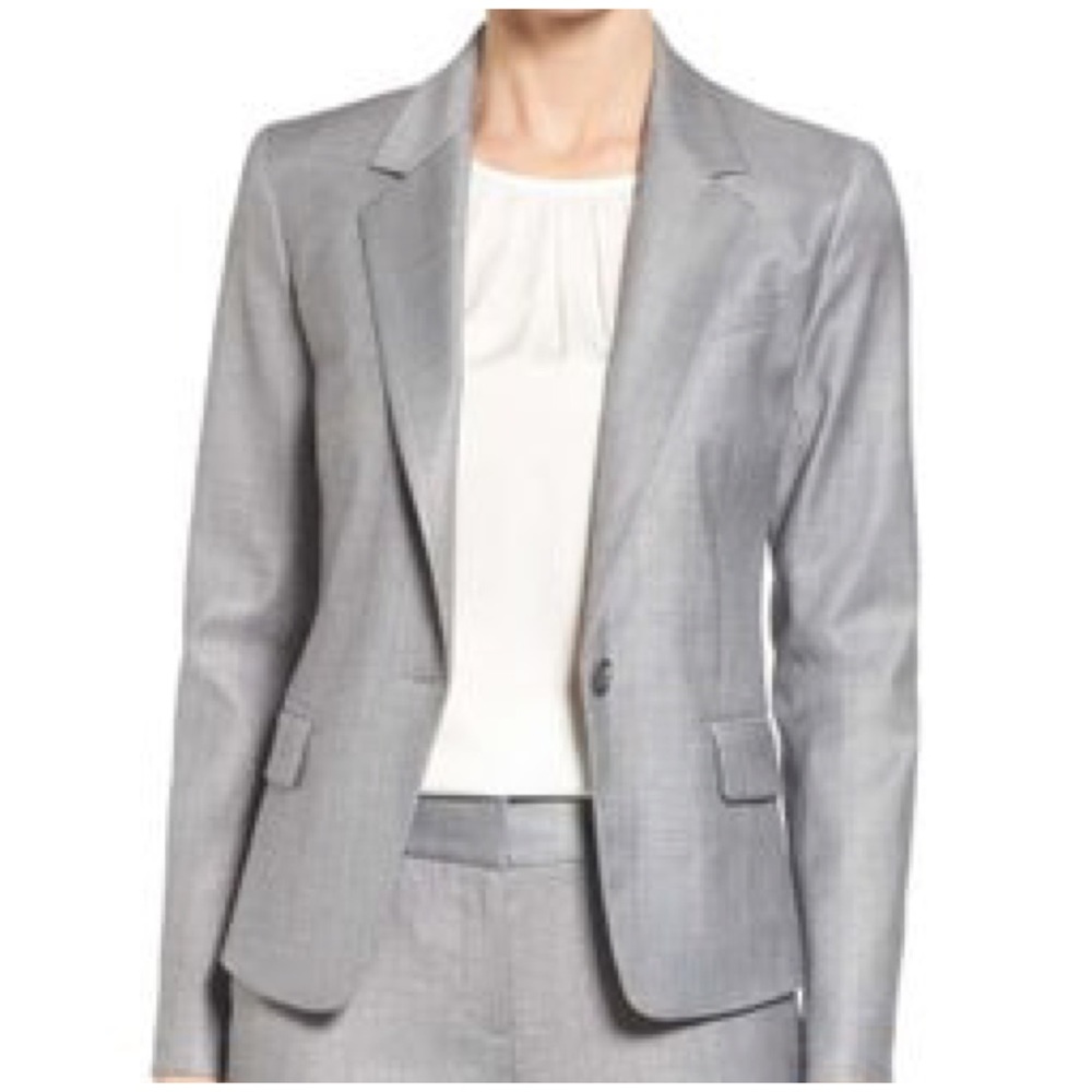 Classiques Entier One Button Closure Blazer Size 6 - image 1